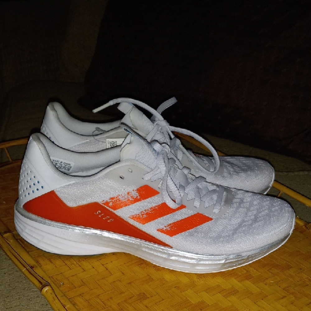 Adidas SL20 Primeblue True Orange Size 9.5